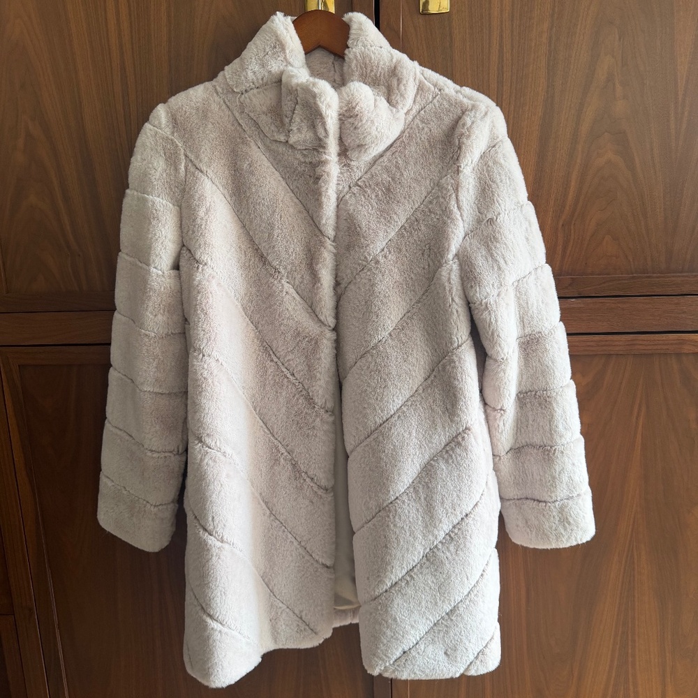 Calvin Klein Faux Fur Coat